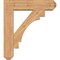Ekena Millwork Merced Craftsman Smooth Bracket w/ Offset Brace, Western Red Cedar, 7 1/2"W x 30"D x 34"H BKT0806X30X34MRC04SWR - alternate 4